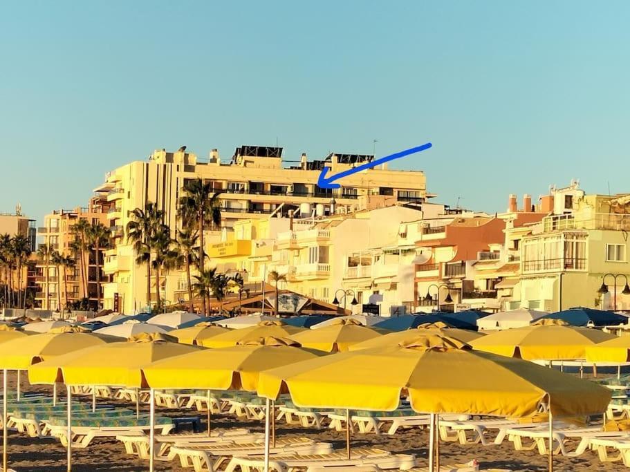 Apartamento 1ª Linea Playa Garaje Piscinas Terraza Torremolinos Bagian luar foto