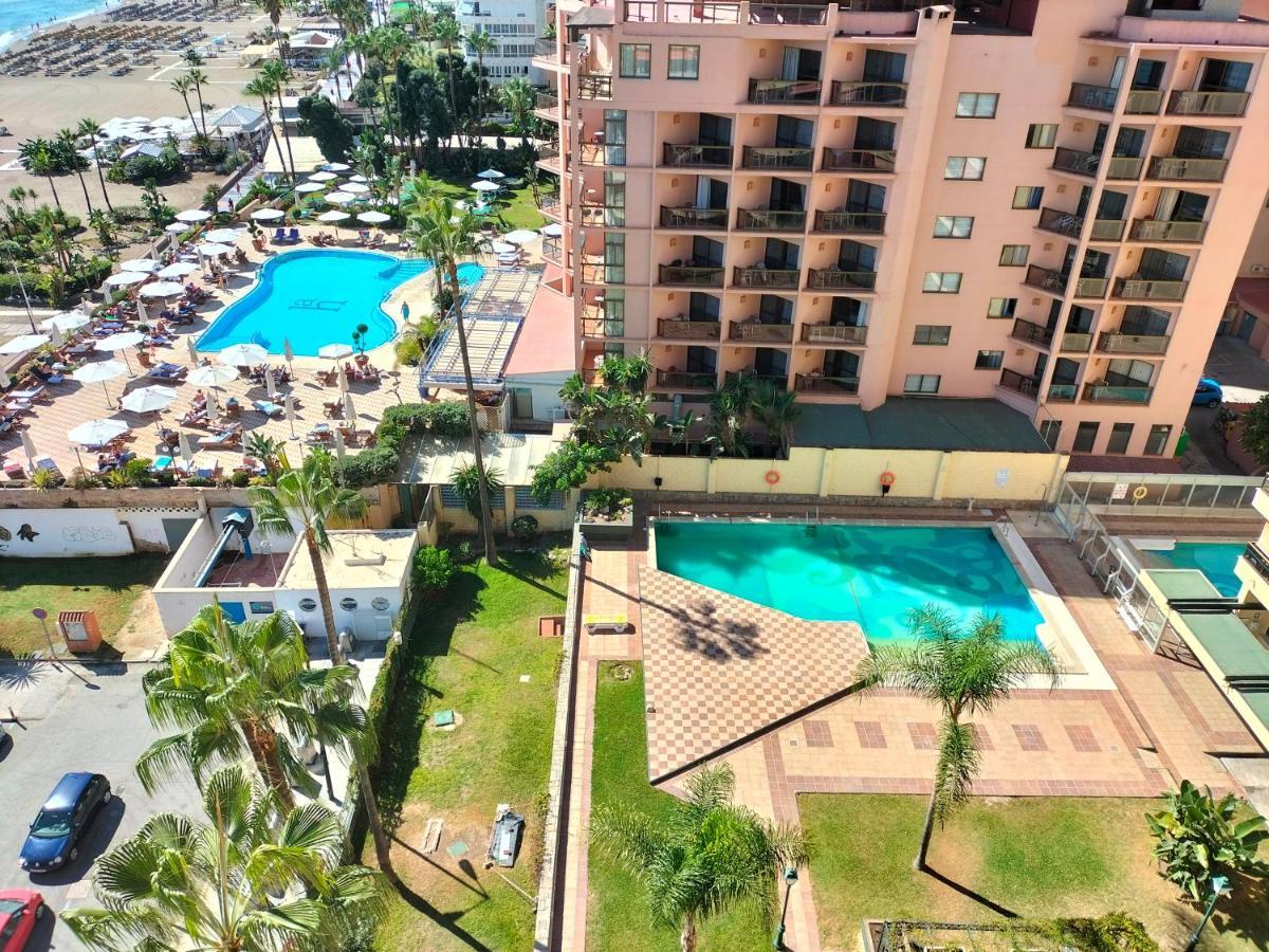 Apartamento 1ª Linea Playa Garaje Piscinas Terraza Torremolinos Bagian luar foto