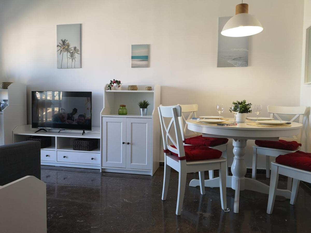 Apartamento 1ª Linea Playa Garaje Piscinas Terraza Torremolinos Bagian luar foto