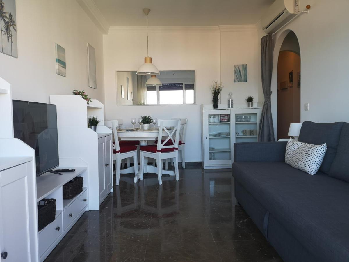 Apartamento 1ª Linea Playa Garaje Piscinas Terraza Torremolinos Bagian luar foto